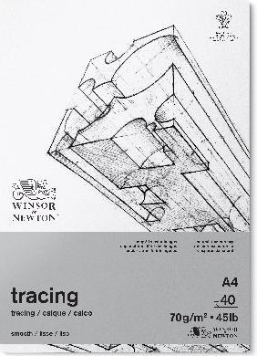 Winsor & Newton Tracing / transparent paper 70g A4 40 sider (70 g/m²)