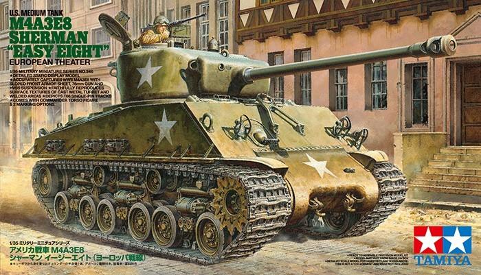 Produktbild Tamiya U.S. Medium Tank M4A3E8 Sherman Easy Eight