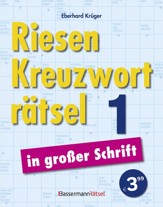 Produktbild Riesen-Kreuzworträtsel in grosser Schrift 1 (Deutsch)