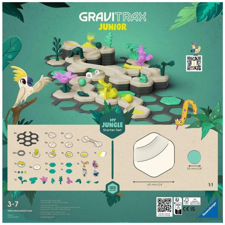 Actual product image Ravensburger GraviTrax Junior Starter-Set L Jungle