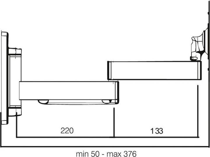 Produktbild Roline LCD/TV Wall Mount Extra Long 5 Pivot Points (Wand, 25 kg)