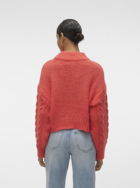 Produktbild Vero Moda VMDREAM LS HIGHNCK CROP PULLOVER GA EXC Strickpullover (XL)