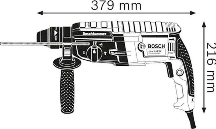 Produktbild Bosch Professional Bohrhammer mit SDS plus GBH 2-28, L-BOXX (Netzbetrieb)