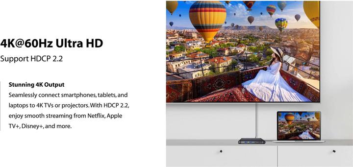 Produktbild Renkforce RF-USBHA-500 10 Port USB 3.2 Gen 2-Hub mit zusätzlichem USB-C®-Eingang (USB-C, 10 Ports)