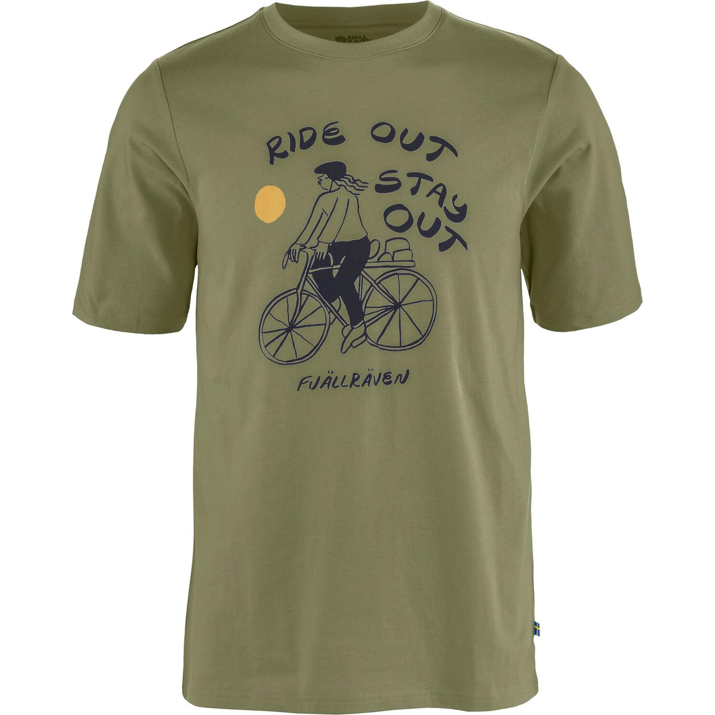 Fjällräven, Uomini, Maglia funzionale, Hoja Iväg T-Shirt (L), Verde, L