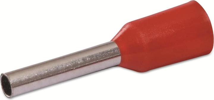 Quadrios 22C427 Aderendhülse 1 mm² Teilisoliert Rot 1 Set