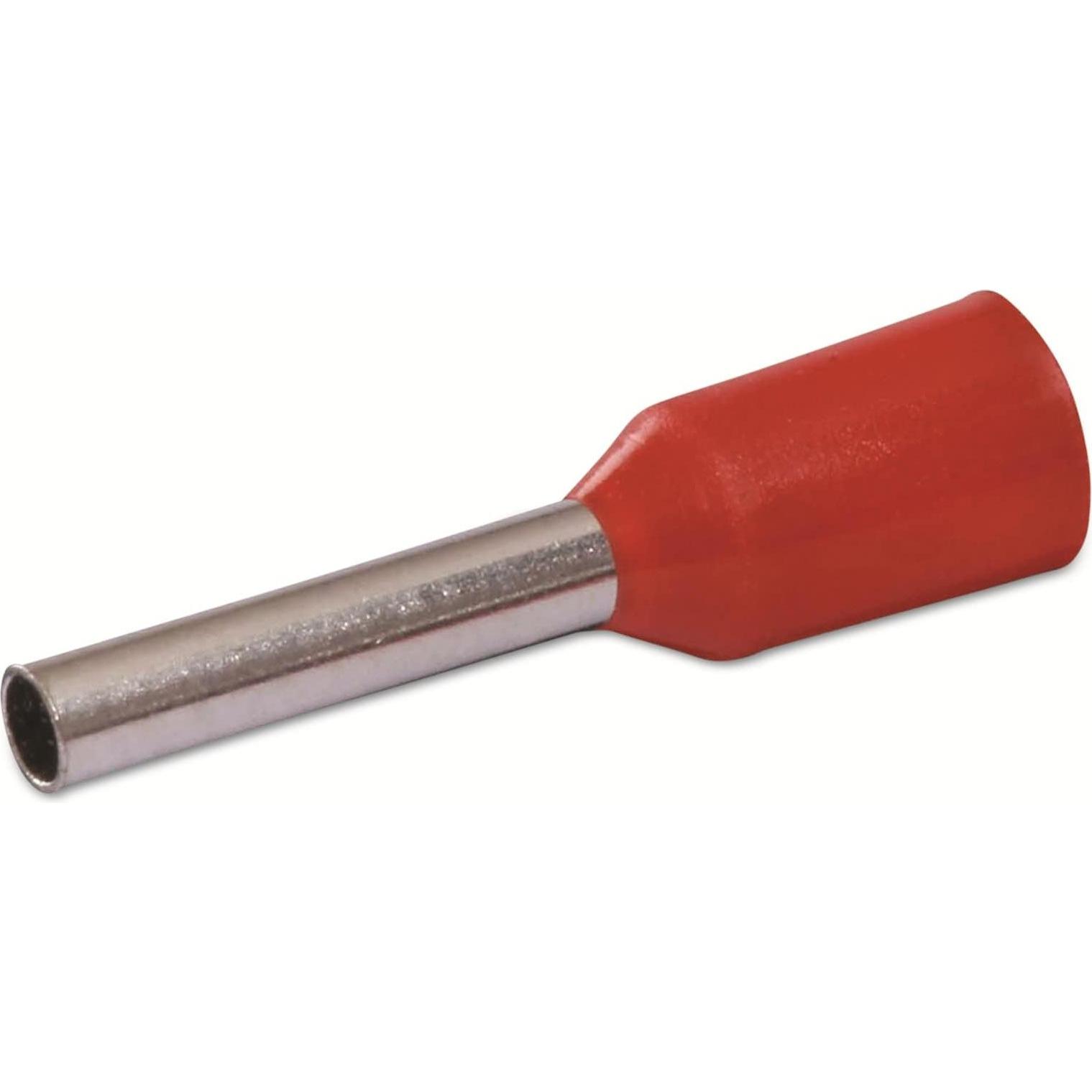 Quadrios, Kabelverbindung, 22C427 Aderendhülse 1 mm² Teilisoliert Rot 1 Set