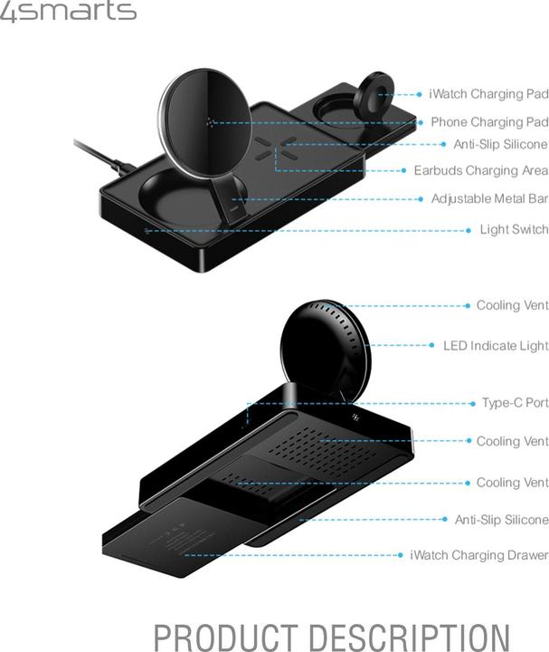 Produktbild 4smarts UltiMag Trident (15 W)
