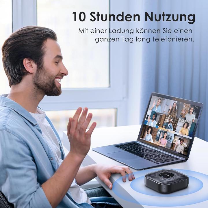 Actual product image EMeet Konferenzlautsprecher M0 Plus mit AI Mikrofonen