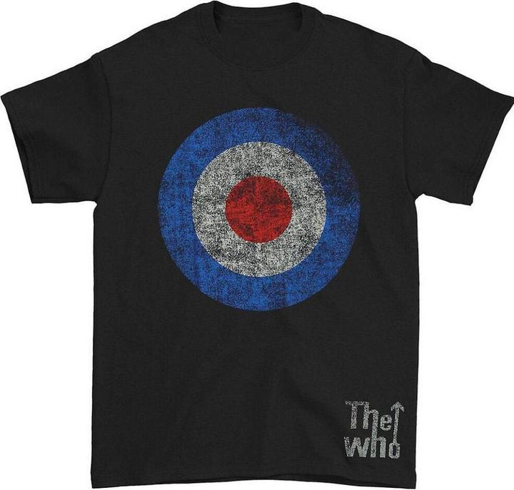 Immagine prodotto The Who Maglietta unisex da adulto Target in cotone con segni di usura (S)