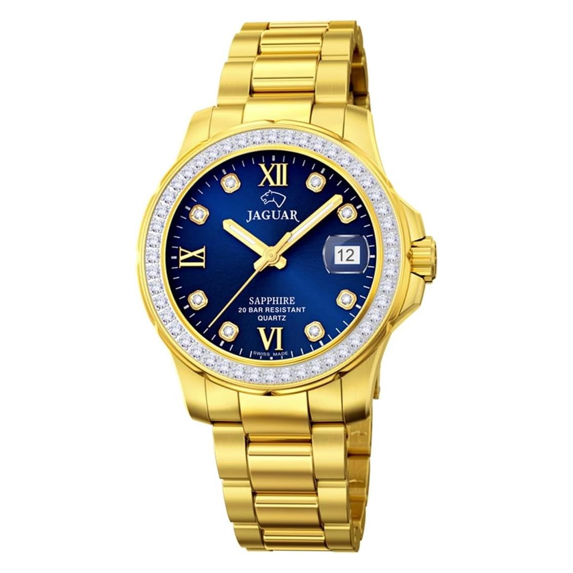 Jaguar, Horloge, Vrouw, Goud, (Duikhorloge, 35 mm)