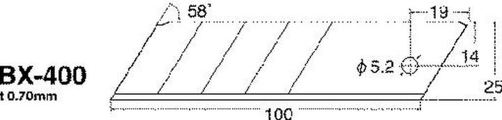 Nährwerte und Zutaten OK-Line Ersatzklingen zu NT Cutter und Universalmesser Easy Evolution (Ersatzklinge)