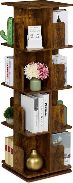 Produktbild Relaxdays Bücherregal (39 x 39 x 125.5 cm)