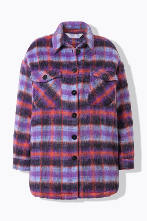 Actual product image Studio Untold Oversized Plaid Shacket (50, 52)