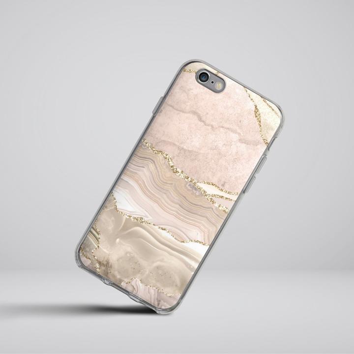 Produktbild DeinDesign Silikon Hülle für Apple iPhone 6 Handyhülle Case Smartphone Schutzhülle Glitzer Look Marmor Utart (Apple iPhone 6)