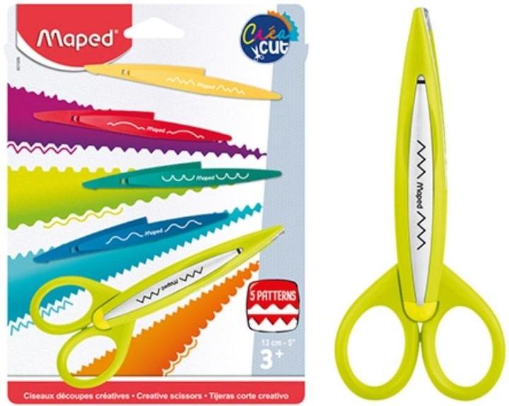 Actual product image Maped 601006 Contour set CREA Cut, 1x scissors frame + 5X motif blades, plastic, coloured, 5, 5