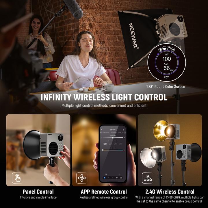 Actual product image Neewer HB80B Mini LED Video Light (Video light)