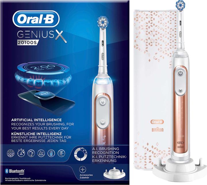 Actual product image Oral-B Genius X with artificial intelligence (Oscillating toothbrush)