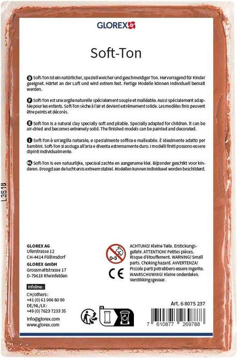Image du produit Glorex Pâte à modeler Soft-Ton