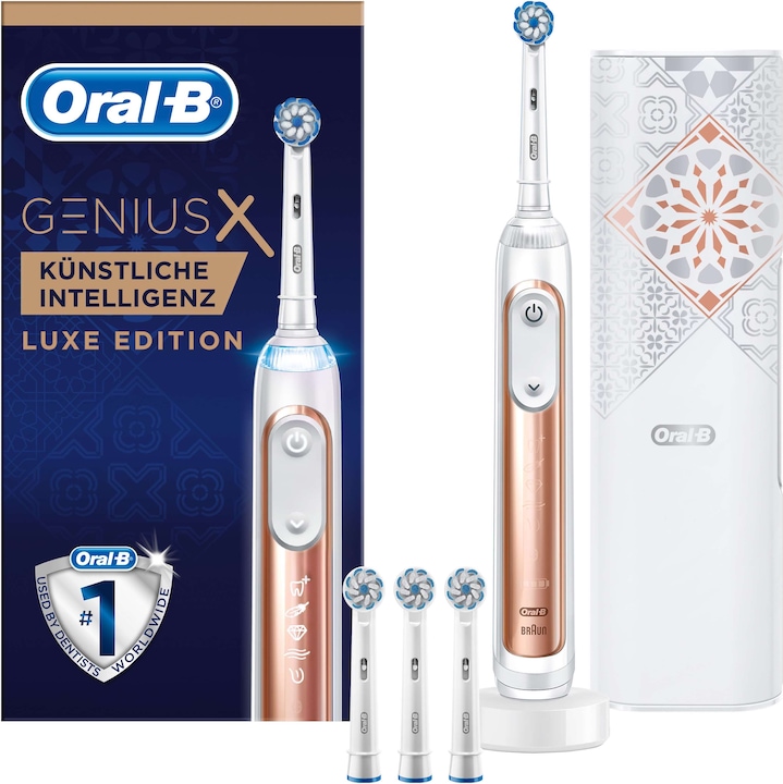 Actual product image Oral-B Genius X Luxe Edition with artificial intelligence (Oscillating toothbrush)