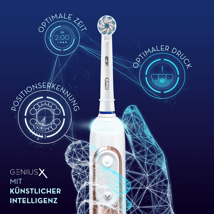 Actual product image Oral-B Genius X Luxe Edition with artificial intelligence (Oscillating toothbrush)