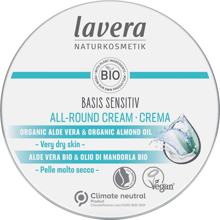 Produktbild Lavera Basis Sensitiv Intensive Body Cream (All-Round Cream) 150 ml (Körpercreme, 150 ml)