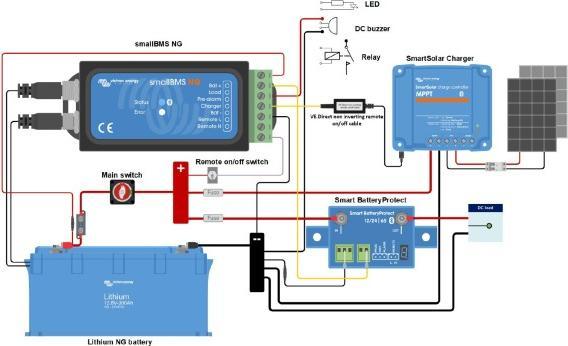 Actual product image Victron Energy Small BMS NG (Victron SmartLithium NG)
