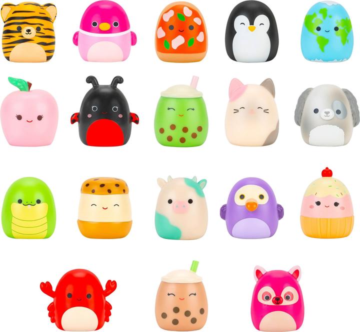 Squishmallows Squish-a-longs 2,5 cm Clip-a-long 3 Pack Asst S3 CDU