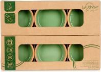 Produktbild La Dehesa Satz 6 Steinguttöpfe 12 cm Farbe grün