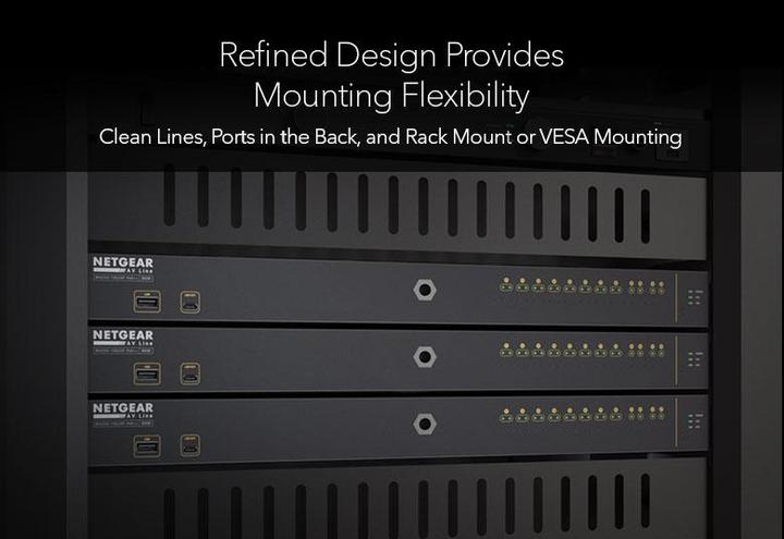 Actual product image Netgear PoE+ Switch AV Line M4250-40G8F-PoE+ 48 Port (48 Ports)