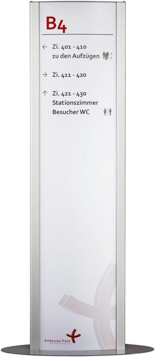 Image du produit Moedel Présentoir d'intérieur FRANKFURT™, h x l 1800 x 500 mm, format visible h x l (A3)