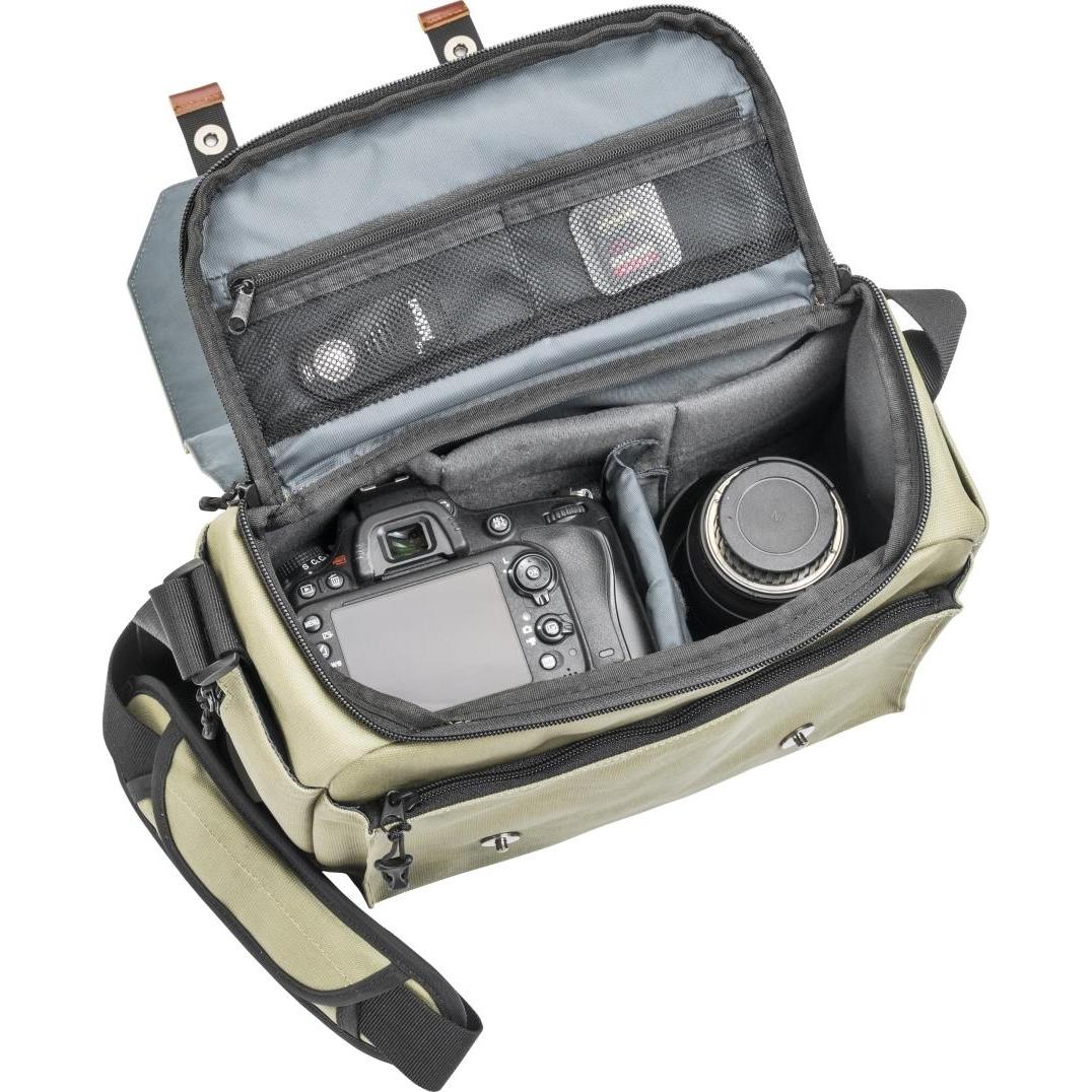 Thumbnail - mantona Kameratasche Milano grande (Kamera Schultertasche), Kameratasche, Grün