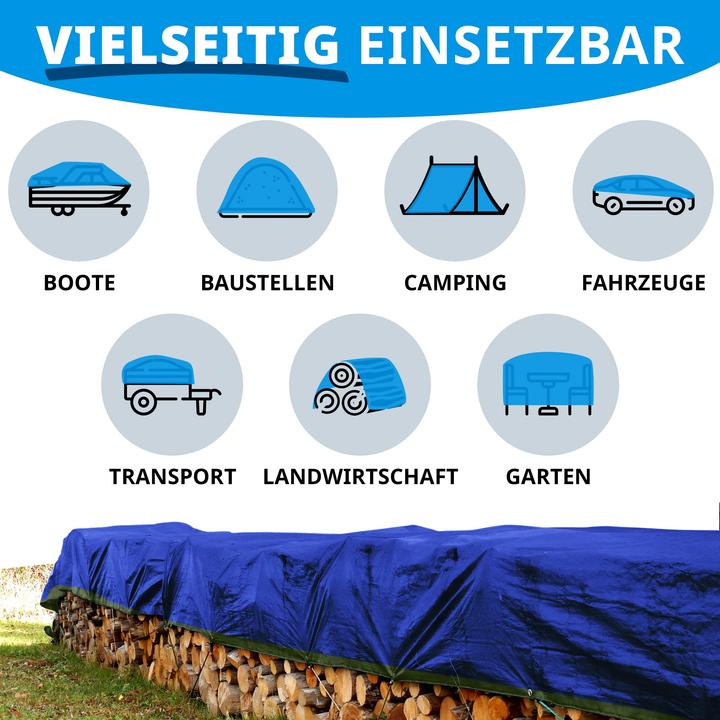 Produktbild Floordirekt Abdeckplane 140 g/m² (10 x 12 m)