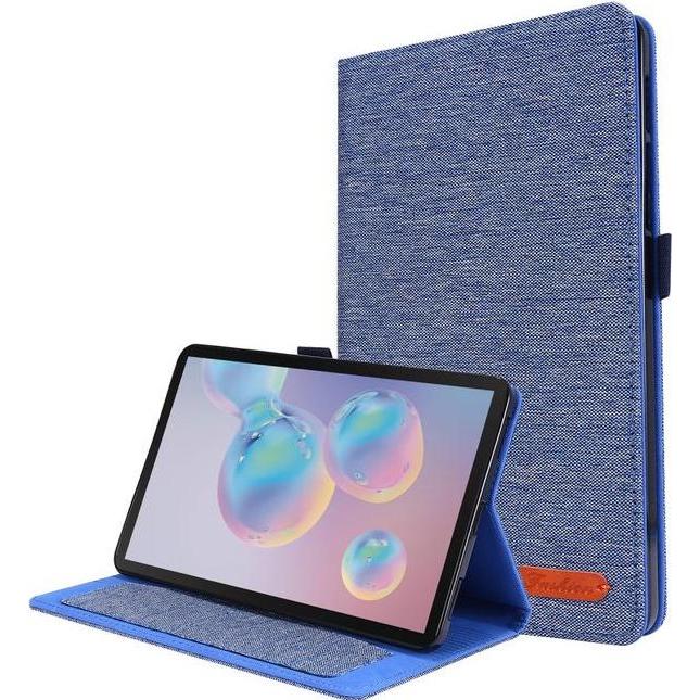 MU Classic Hülle aus Stoff/Kunstleder (Galaxy Tab A 8.4 (2020)), Tablet Hülle, Blau