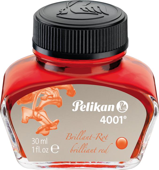 Actual product image Pelikan Ink glass 4001 (1 Piece, Red)