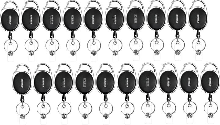 SpeaKa Professional SP-12886348 Jojo per portabadge (L x L) 55 mm x 36 mm Sch