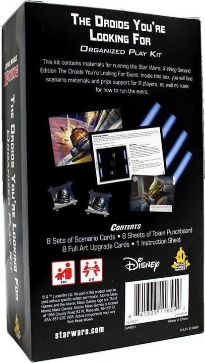 Image du produit Atomic Mass Games Star Wars: X-Wing 2. Edition Die Droiden, nach denen du suchst (Anglais)