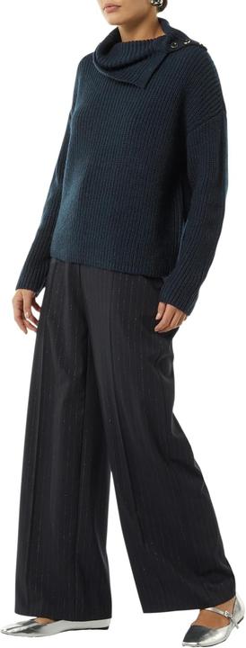 Produktbild Comma Strickpullover Rollkragenpullover mit Zierknöpfen (M)