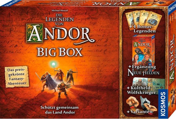 Produktbild Kosmos Die Legenden von Andor - Big Box (Deutsch, 2 - 4 Spieler)