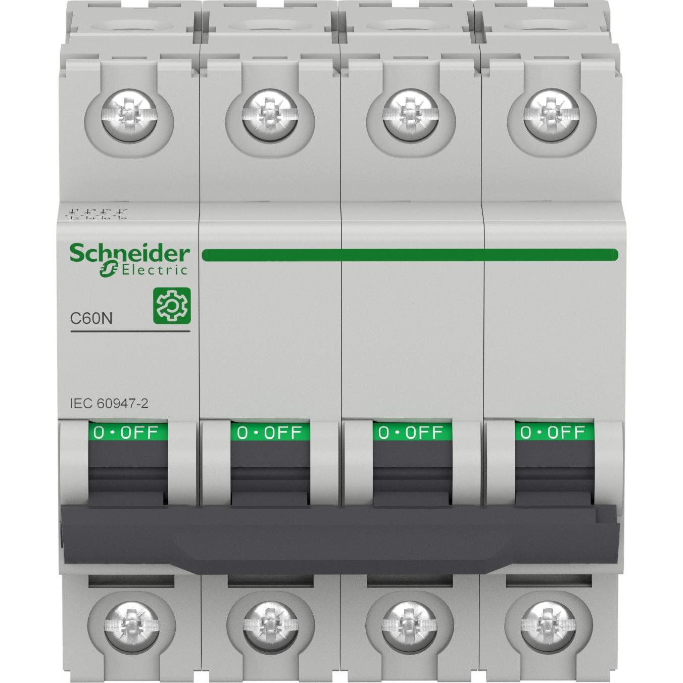 Thumbnail - Schneider Electric, Schutzschalter, M9F10432 M9 C60N 4P 32A B IEC60947-2 LS-Schalter