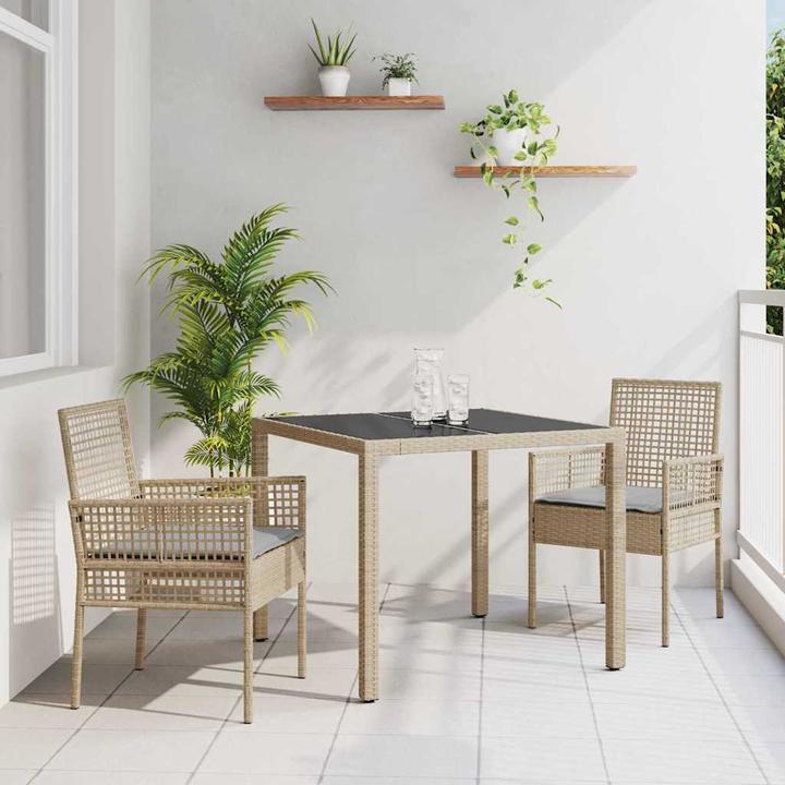 Produktbild vidaXL Garten Essgruppe (90 x 90 x 75 cm)