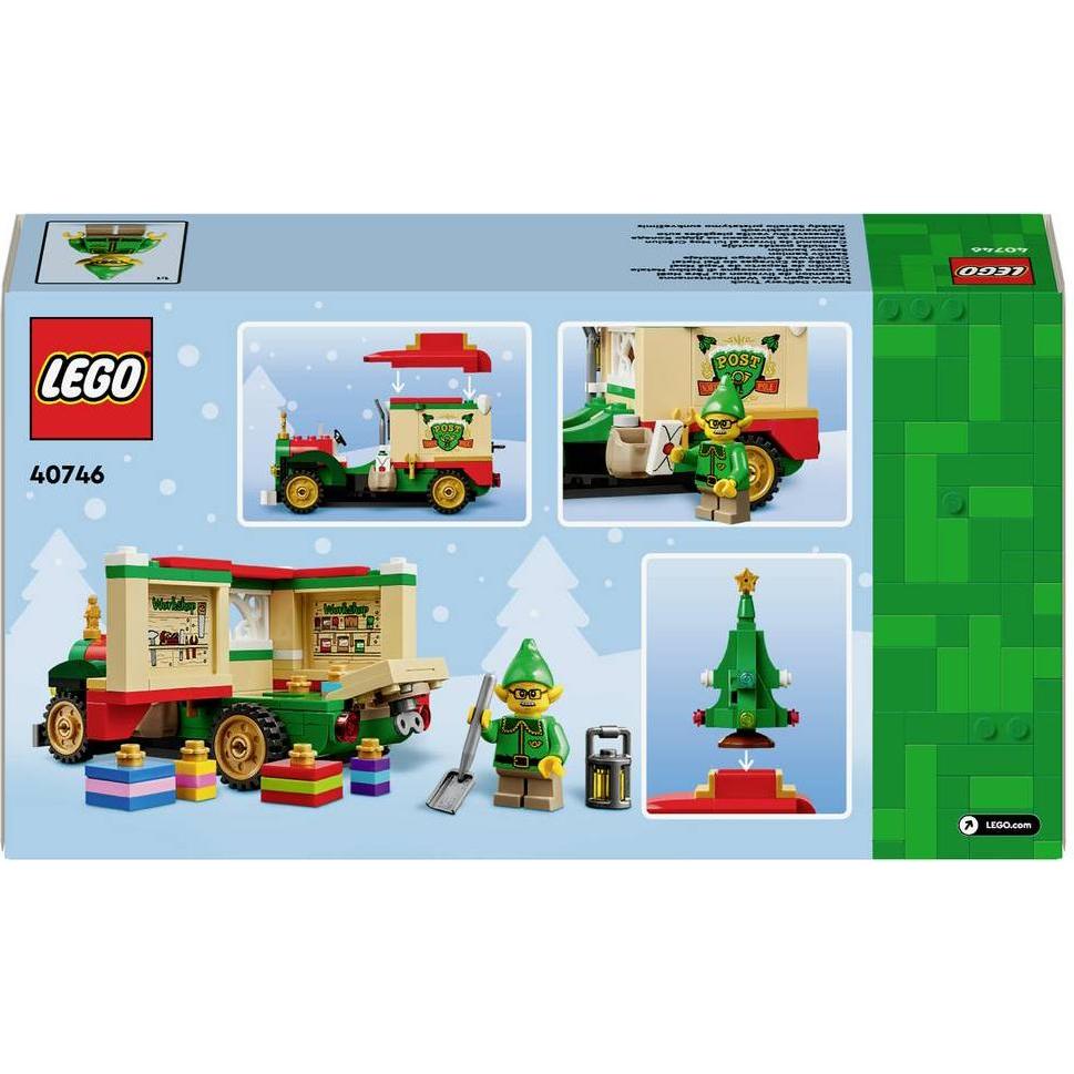 LEGO Lieferwagen des Weihnachtsmanns, Bauset für Kinder ab 8 Jahre (40746, LEGO Icons)