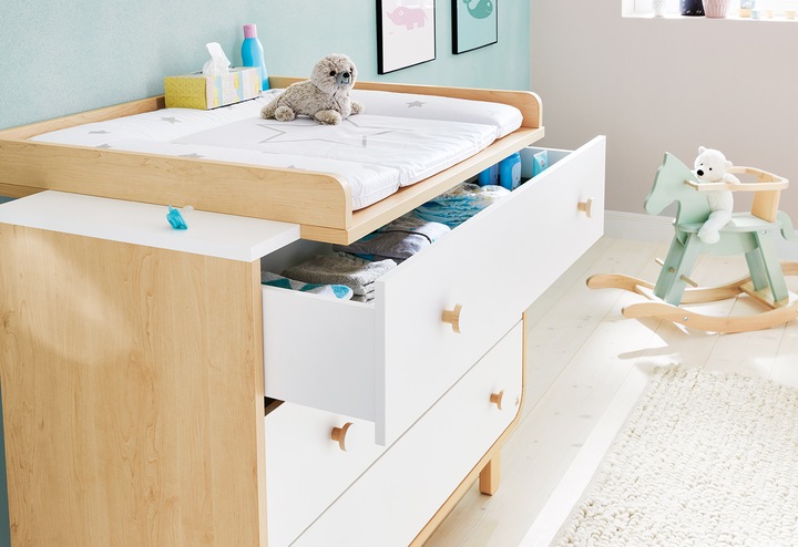 Produktbild Pinolino Round (Babybett, Wickelkommode)