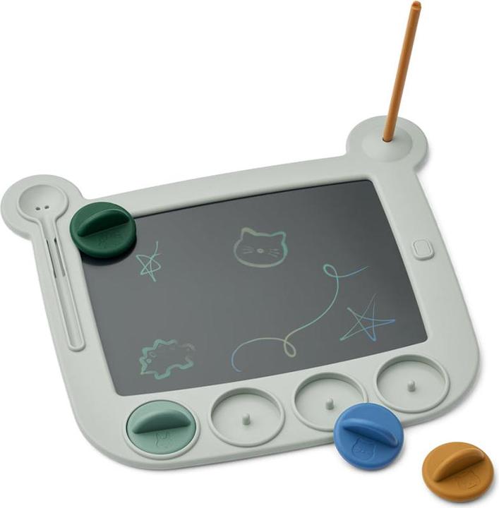 Liewood Zeichentafel LCD Venzora mit Stempleln Dove Multi Mix