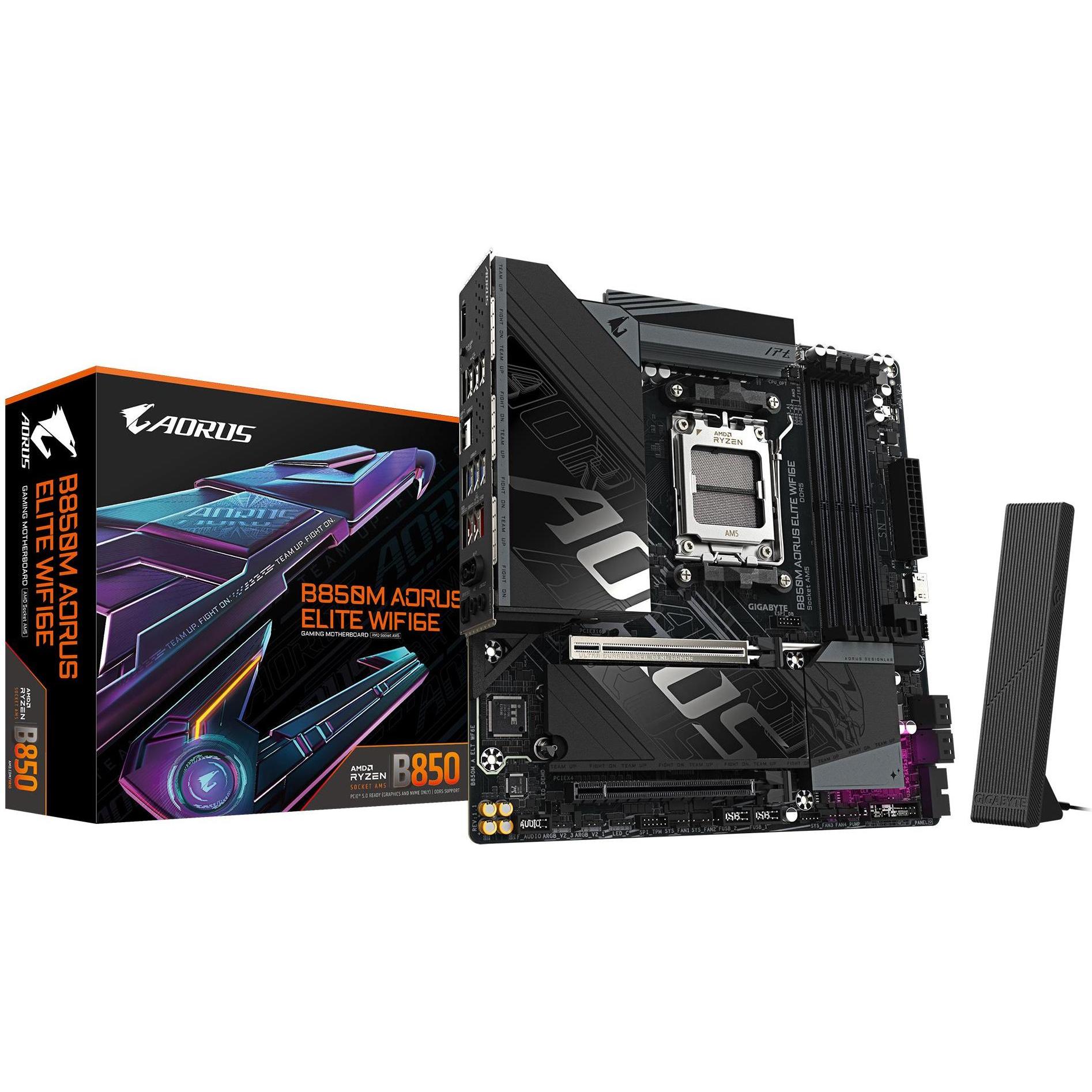 Gigabyte B850M AORUS ELITE WIFI6E (AM5, AMD B850, mATX), Mainboard
