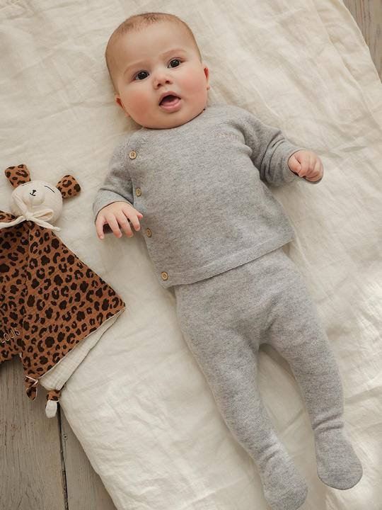 Actual product image Envie de Fraise Baby-Set: Pullover & Hose, Merino und Kaschmir (74)