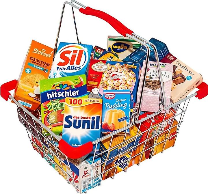 Actual product image Tanner Shopping basket filled