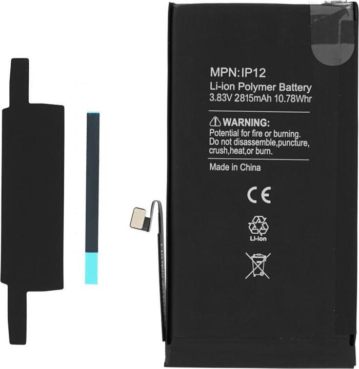 Immagine prodotto OEM Batteria per iPhone 12/12 Pro, decodificata con IC aggiuntivo (senza saldatura)