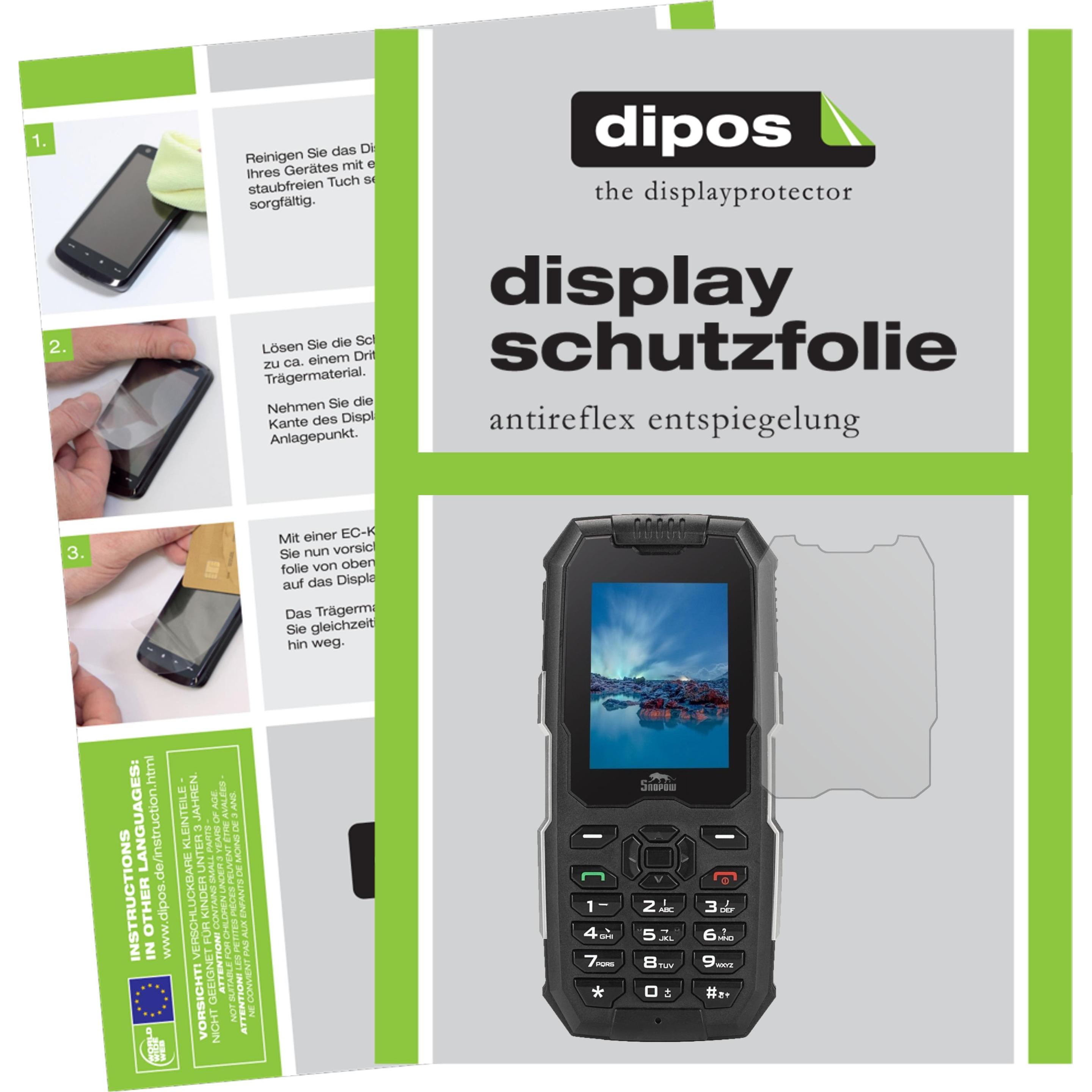 Dipos Displayschutzfolie Antireflex (5 Stück, Snopow M2), Smartphone Schutzfolie, Transparent