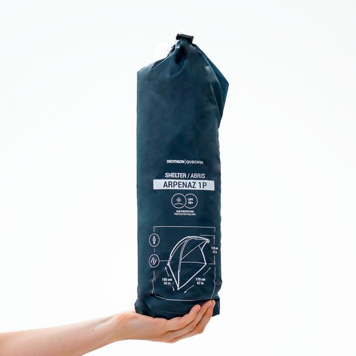 Produktbild Quechua Shelter Arpenaz (Strandzelt + Strandmuschel, 1.10 kg, 1 Person)
